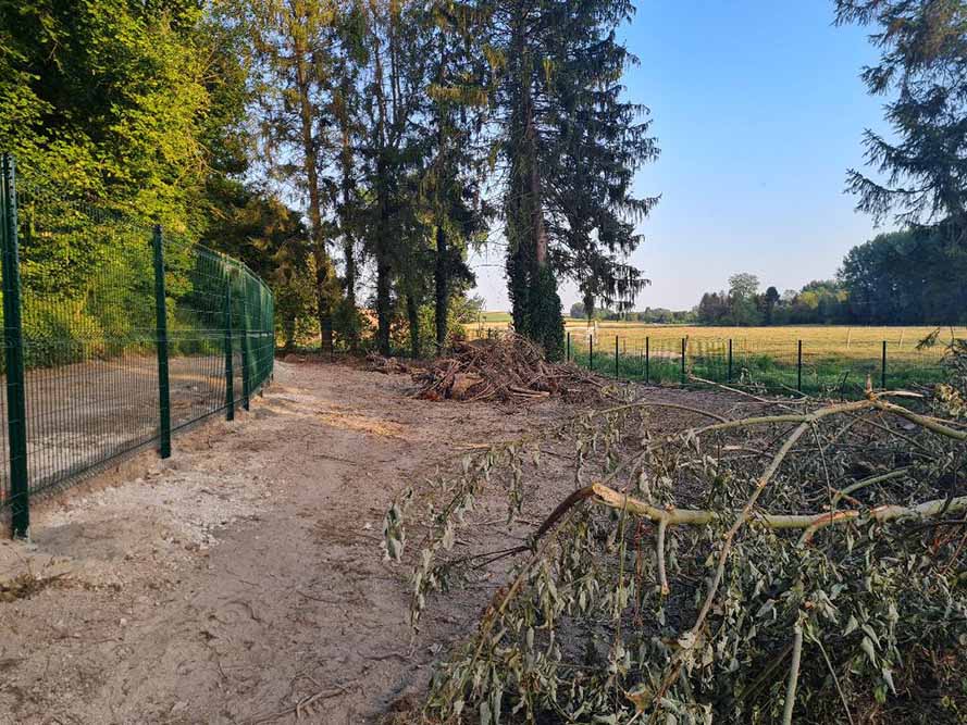 photo du furture poulailler à la ferme aquaponique du cambrésis